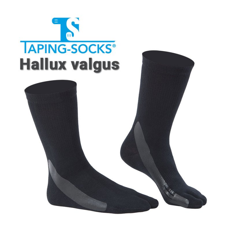 orthopädische Socken für einen Hallux-Valgus Fuß